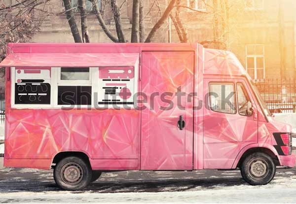 Fast Food Truck Mockup