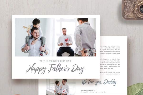 Fathers Day Sale Flyer Design Template Download