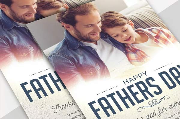 Fathers day Poster Template