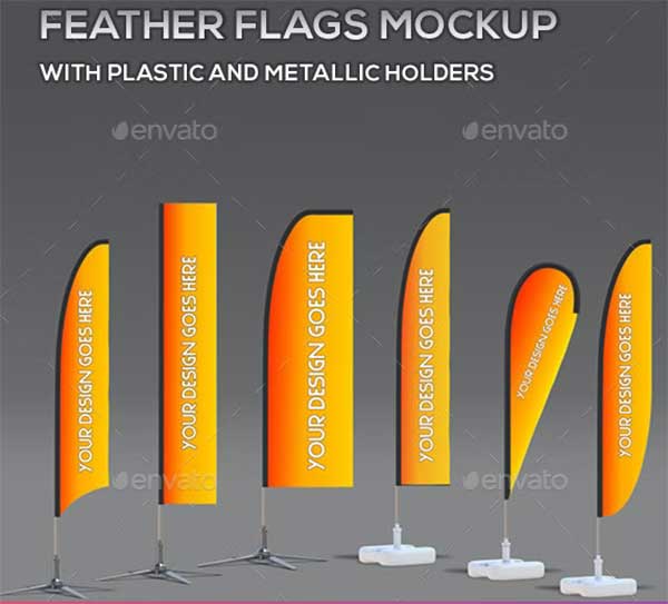 Feather Flags Mock-Up