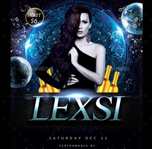 Female DJ Flyer