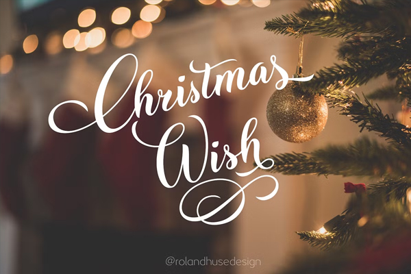 Festival Holiday Christmas Wish Template