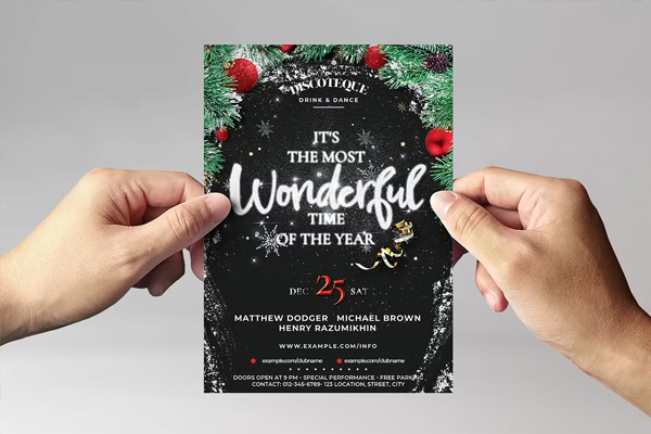 Festive Christmas Flyer Template