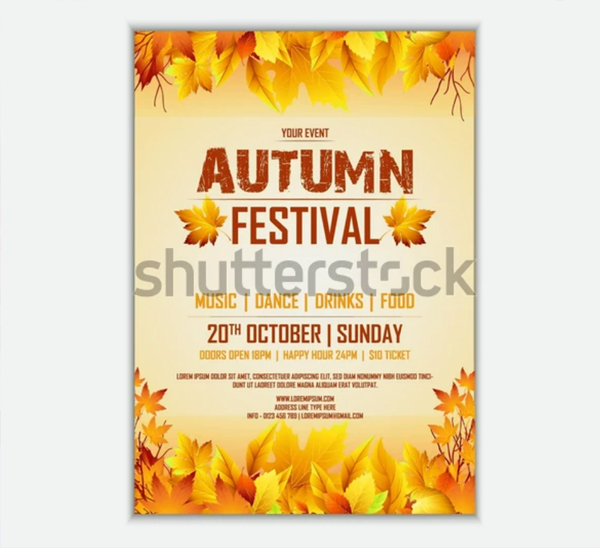 Festive Flyer Template Free PDF