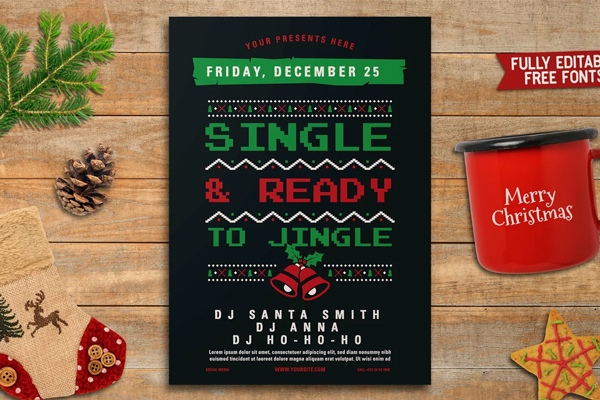 Festive Flyer Template Free
