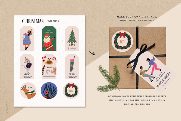 Festive Holiday Christmas Collection Template