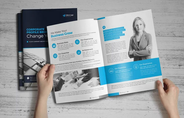 Financial Services Printable Brochure Template