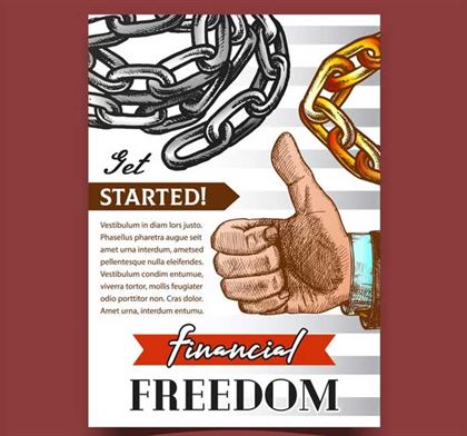 Financial Freedom Brochure Templates