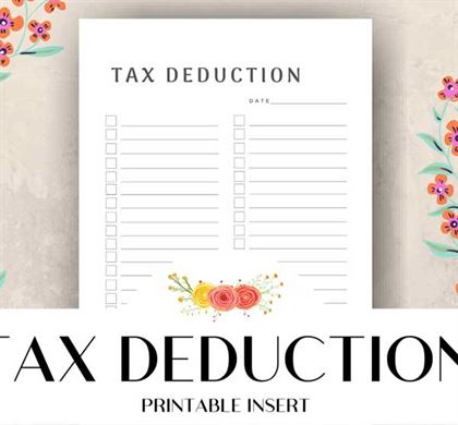 Financial Tax Deduction Brochure Templates