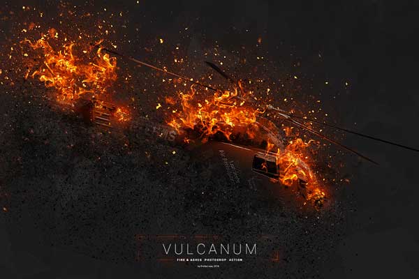 Fire Elemental Photoshop Actions