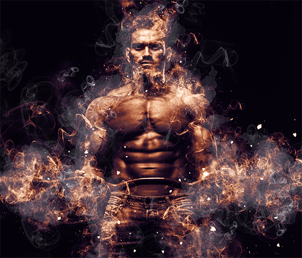 Fire Explosion Photoshop Action