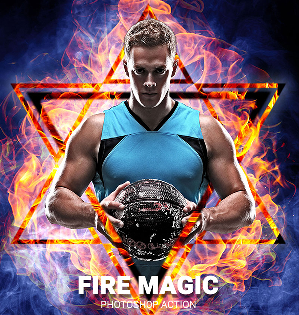 Fire Magic Photoshop Action
