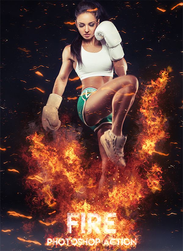 Fire Photoshop Actions