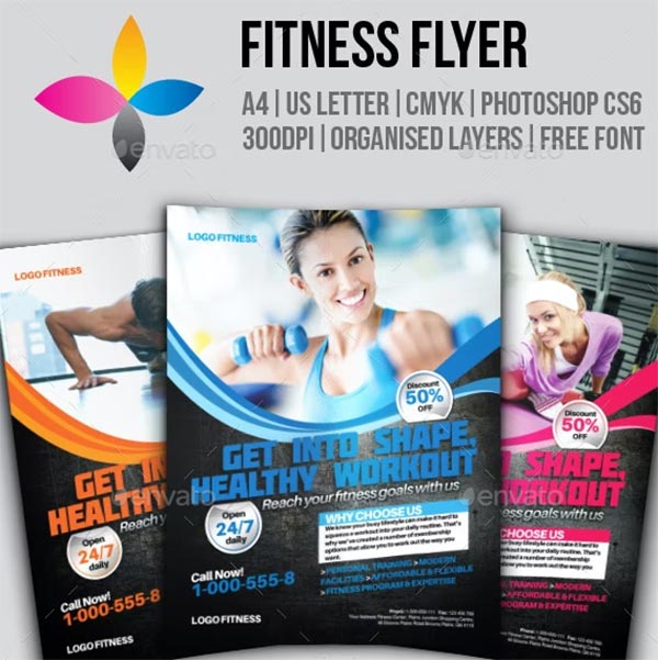 Fitness Flyer Edit Template