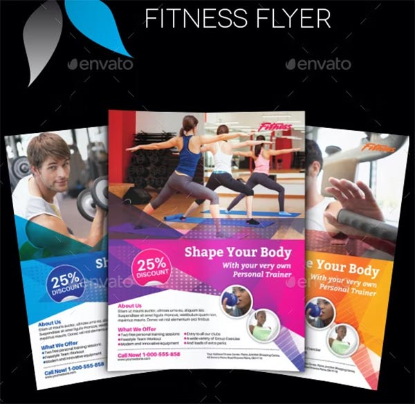 Fitness Flyer Edit Templates
