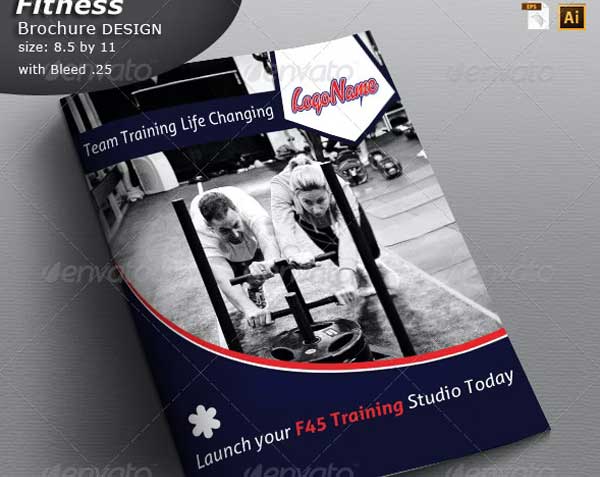 Fitness Staff Training Brochure Template
