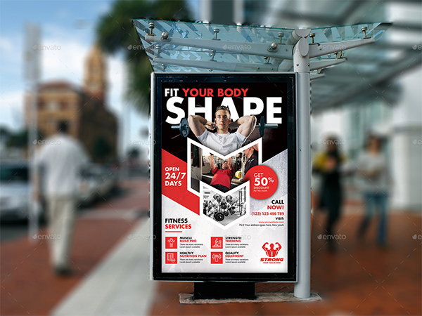 Fitness and Gym Poster Templates