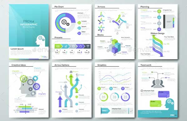 Flat Infographic Brochure Template