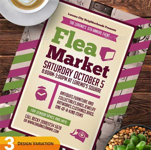 Flea Market Flyer Templates