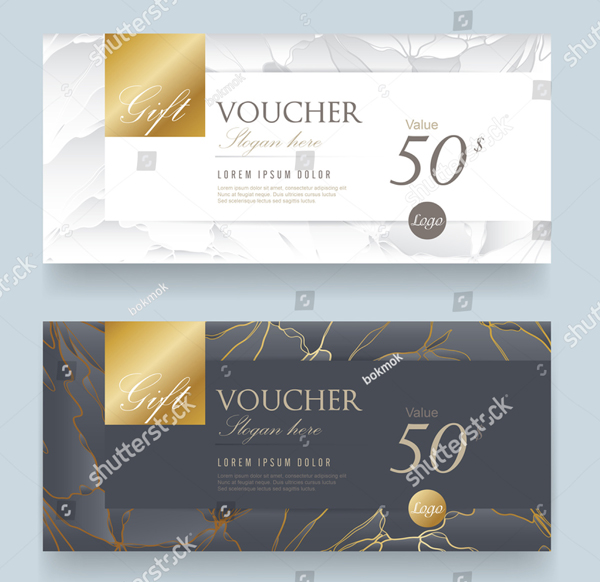 Floral Gift Voucher Discount Template