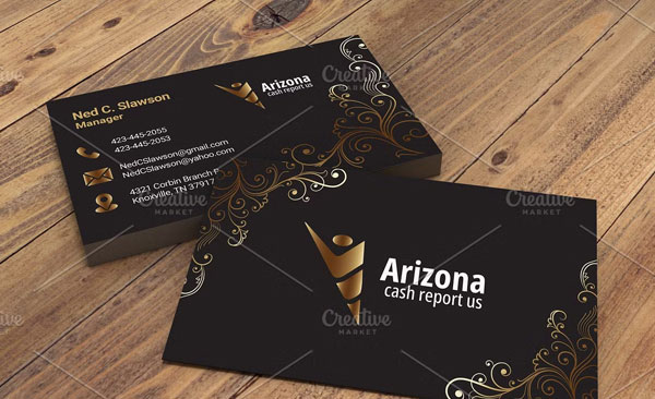 Floral Luxury Business Cards Download