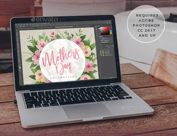 Floral Mothers Day Flyer Template