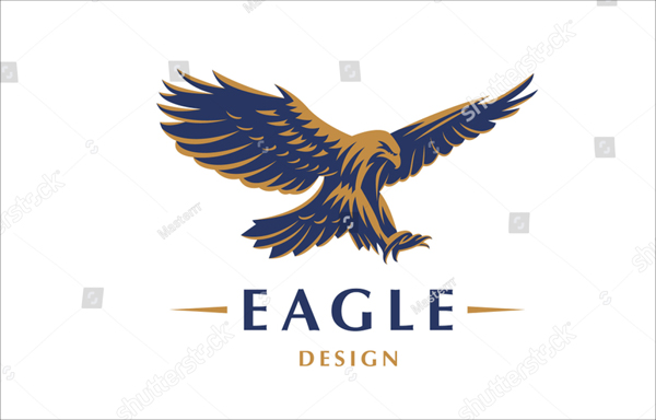 Flying Eagle Logo Design Template
