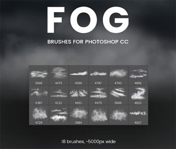 Fog Brushes for Photoshop