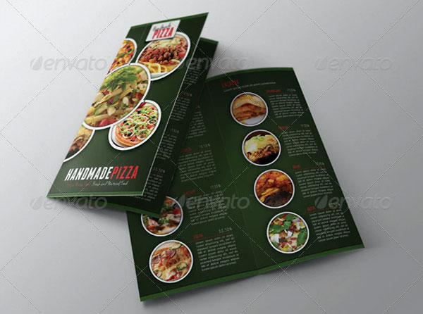Food And Pizza Bifold Brochure Bundle