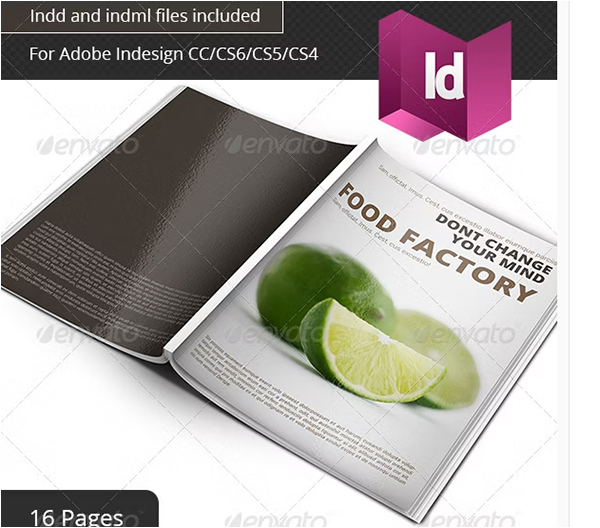 Food Factory Brochure Template