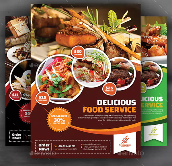 Food Flyer Design Template