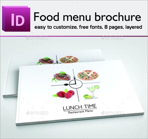 Food Menu Brochure Template