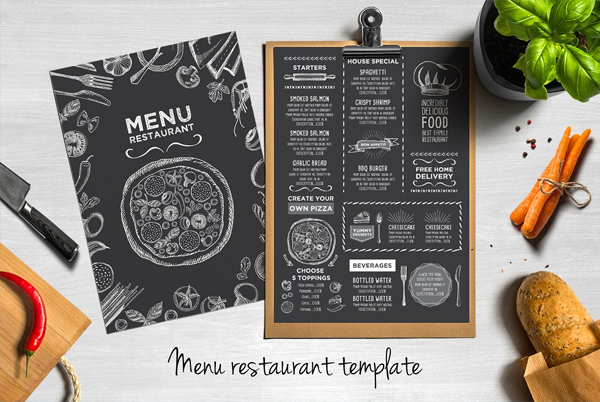 Food Menu Restaurant Flyer