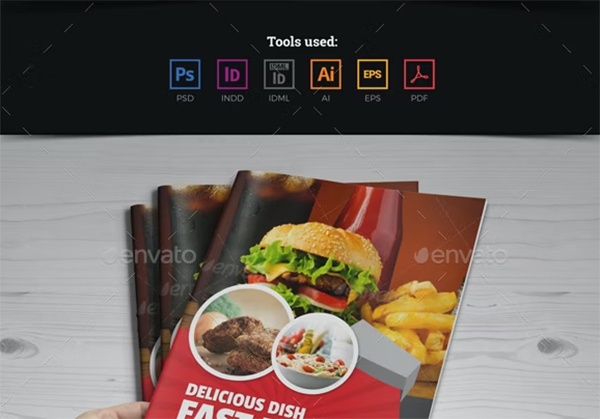 Food Menu Restaurants Brochure Design