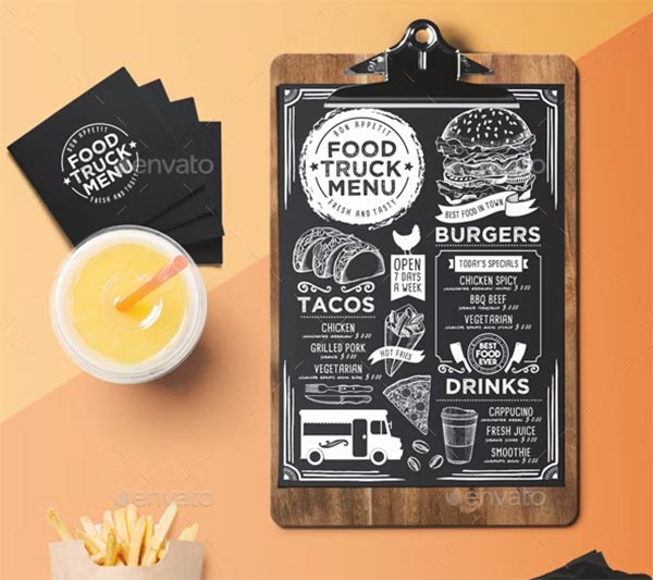 Food Truck Menu