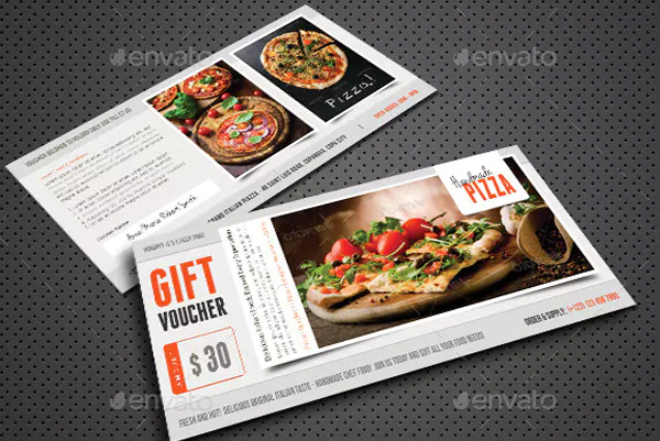 Food and Pizza Gift Voucher