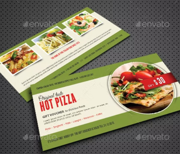 Food and Pizza Gift Voucher
