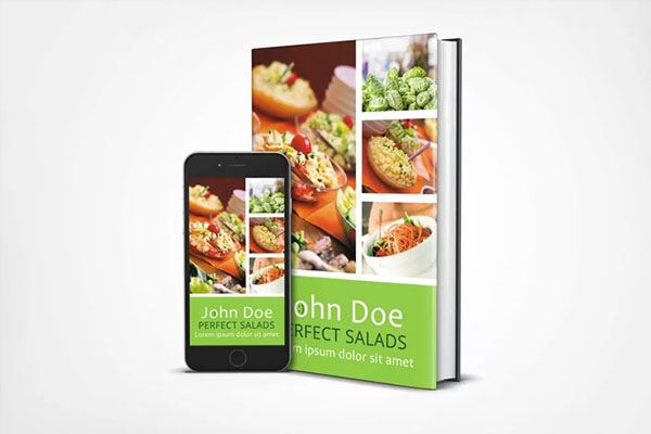 Food ebook Cover Template Printable