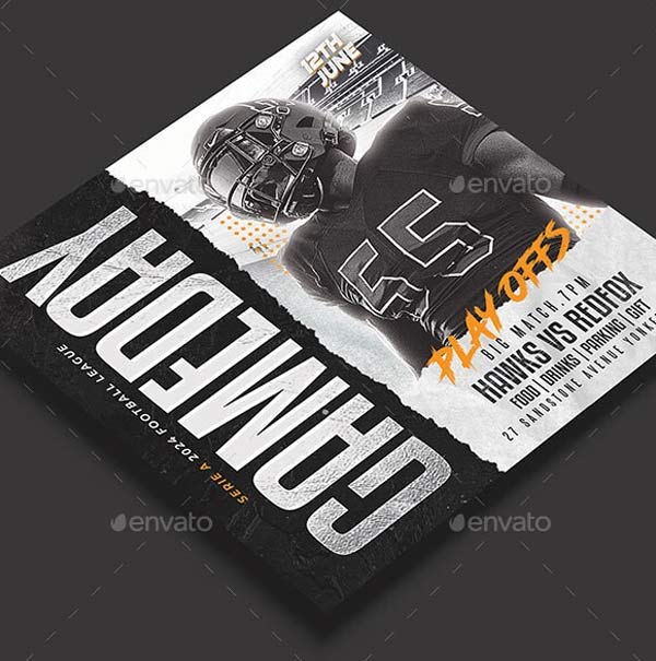 Football Flyer Design Template
