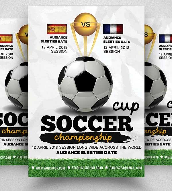 Football Match Flyer Template