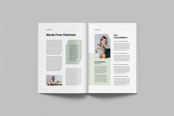Free Annual Report Template Word