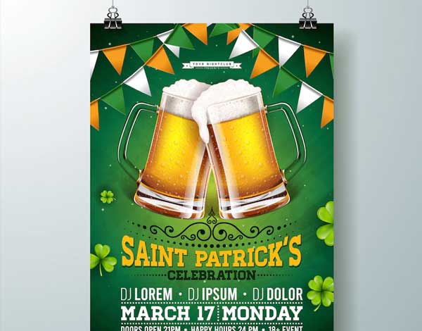 Free Beer Party Flyer Template