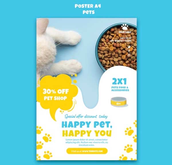 Free Best Pet Shop Flyer Template