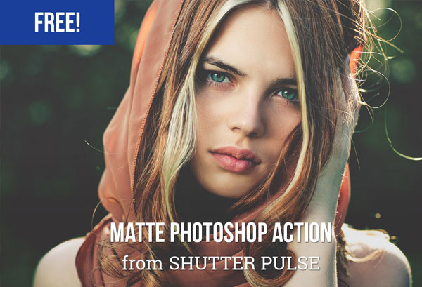 Free Black & White Matte Photoshop Action