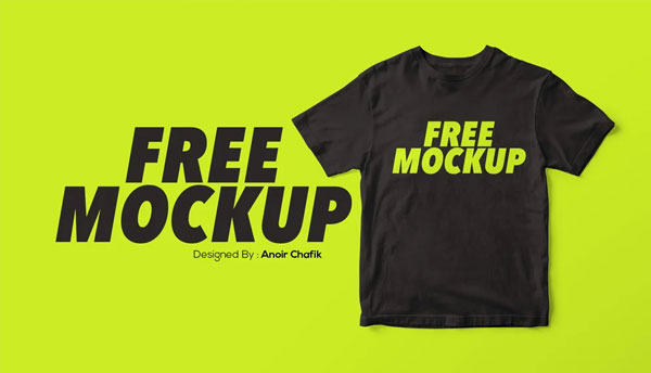 25+ Free Black T-Shirt Mockups For 2022 | Free Psd Mockups