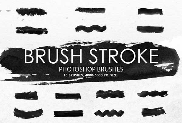 Free Brush Stroke Photoshop Brushes