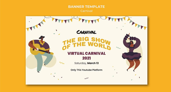 Free Carnival Banner Template