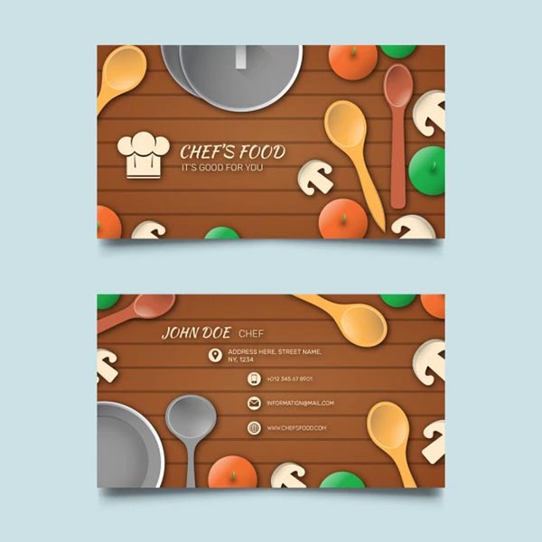 Free Chef Business Card