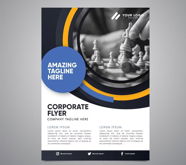 Free Chess Poster or Flyer Template