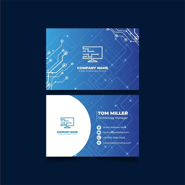 Free Computer Repair Business Card Template